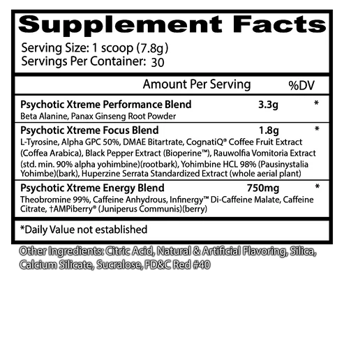 PSYCHOTIC XTREME FRUIT PUNCH