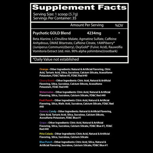 PSYCHOTIC GOLD PEACH MANGO