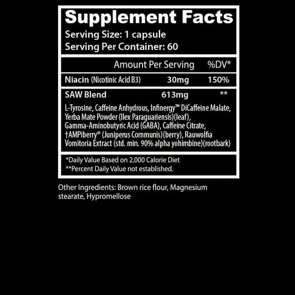 SAW HIGH-STIM FAT BURNER