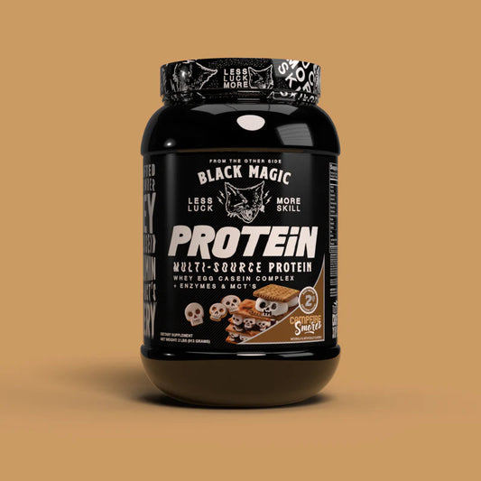 BLACK MAGIC PROTEIN CAMPFIRE SMORES