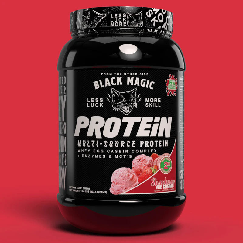 BLACK MAGIC PROTEIN STRAWBERRY ICE CREAM