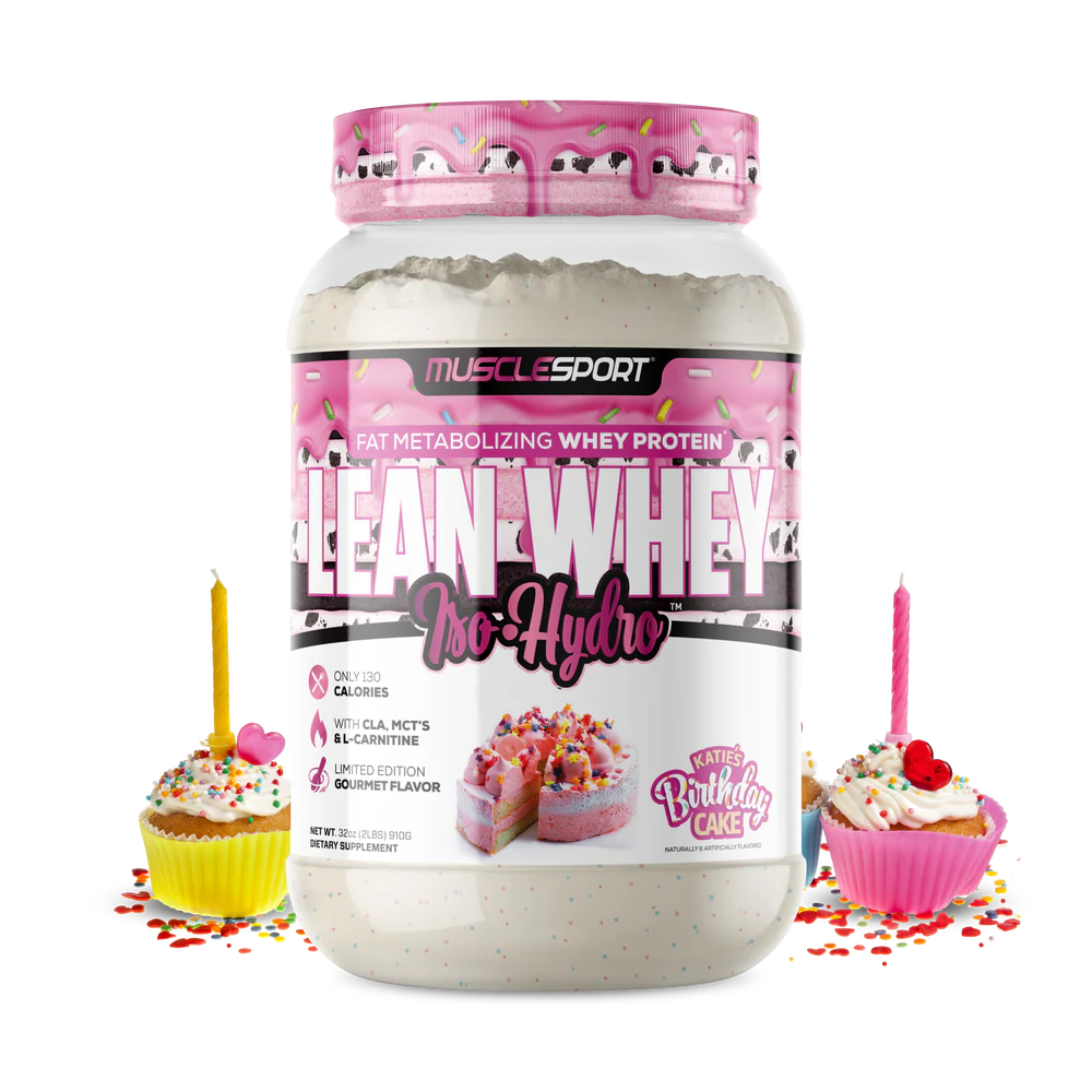 LEAN WHEY ISO HYDRO LIMITED EDITION KATIE'S BIRTHDAY CAKE
