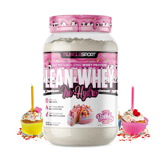 LEAN WHEY ISO HYDRO LIMITED EDITION KATIE'S BIRTHDAY CAKE