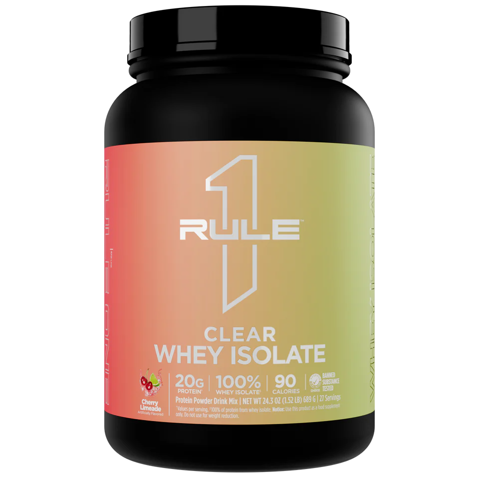 RULE1 CLEAR WHEY ISOLATE CHERRY LIMEADE