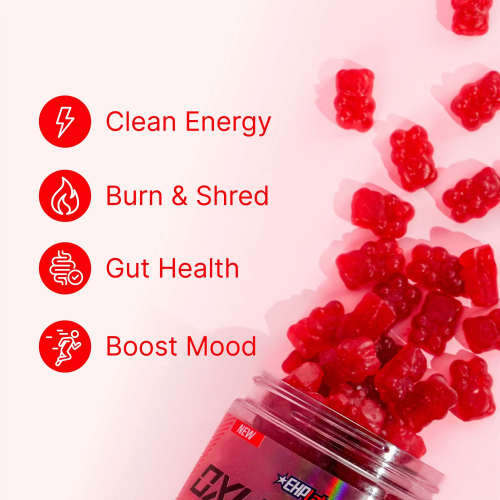 OXYSHRED GUMMIES JUICY STRAWBERRY
