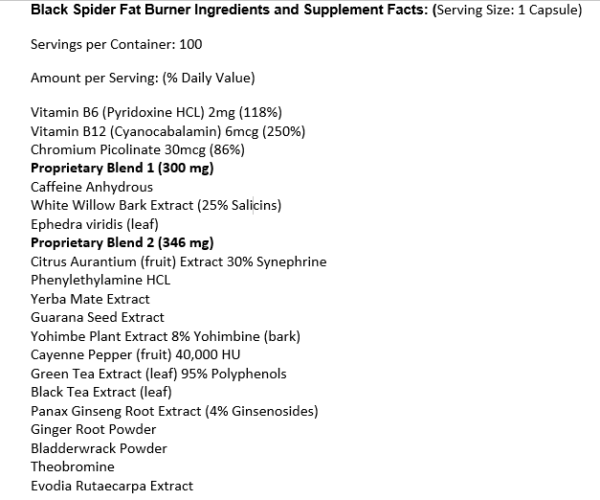 EPHEDRA ECA STACK
