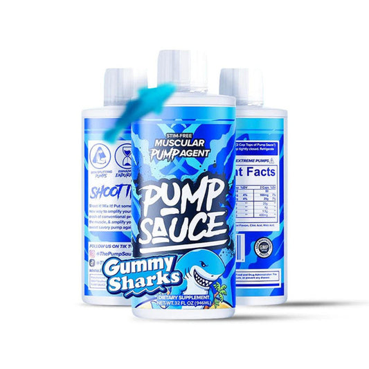 PUMP SAUCE GUMMY SHARKS