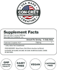 CON-CRET PURE CREATINE HCL RASPBERRY