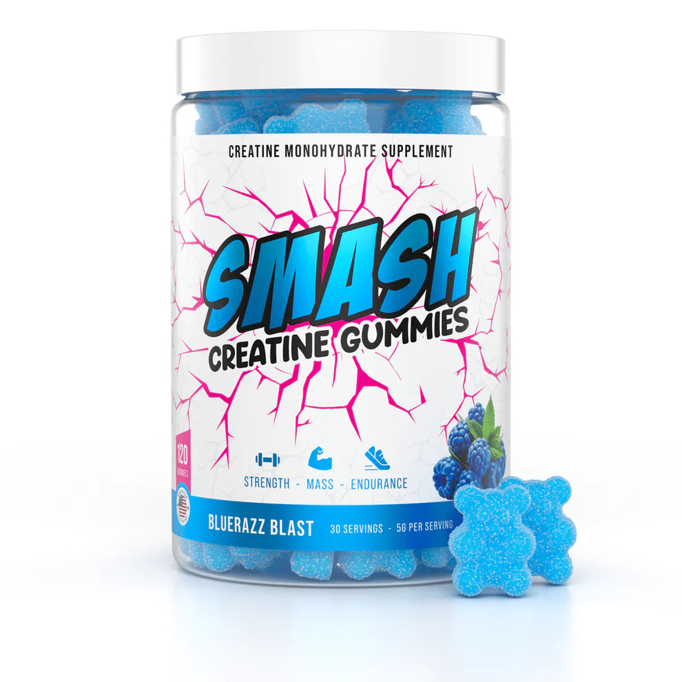 SMASH CREATINE GUMMIES BLUERAZZ BLAST