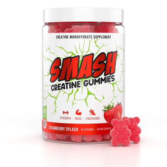 SMASH CREATINE GUMMIES STRAWBERRY BLAST