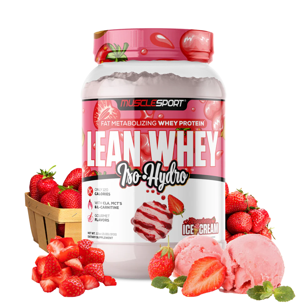 LEAN WHEY ISO-HYDRO STRAWBERRY ICE CREAM