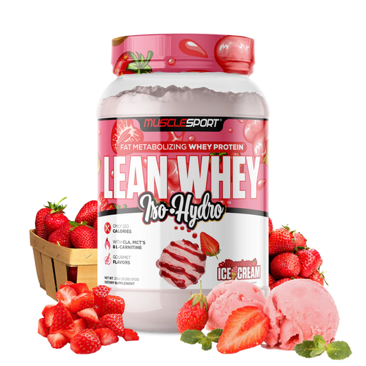 LEAN WHEY ISO-HYDRO STRAWBERRY ICE CREAM