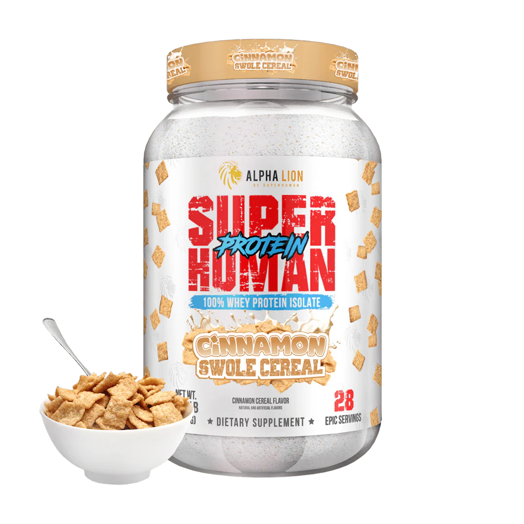 SUPER HUMAN PROTEIN CINNAMON SWOLE CEREAL