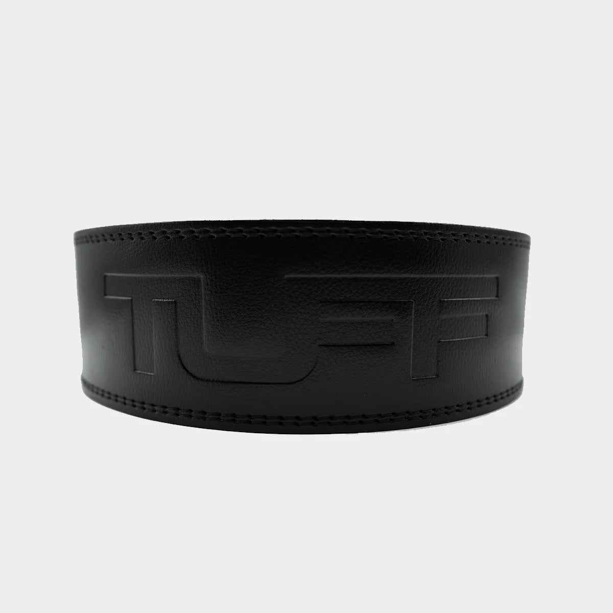 TUFF 10mm LEATHER DOUBLE PRONG WEIGHTLIFTING BELT
