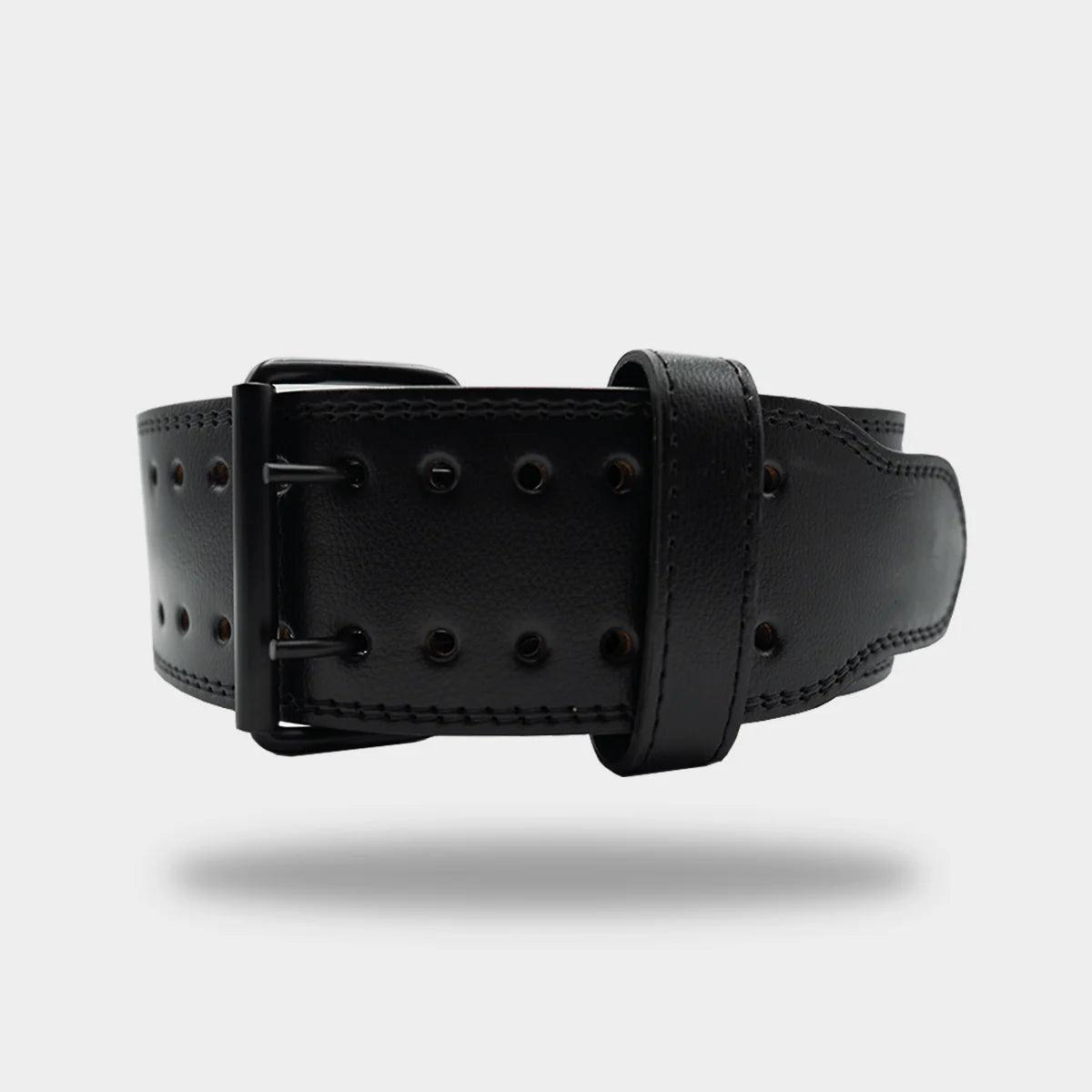 TUFF 10mm LEATHER DOUBLE PRONG WEIGHTLIFTING BELT