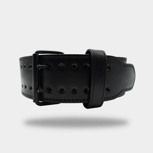 TUFF 10mm LEATHER DOUBLE PRONG WEIGHTLIFTING BELT