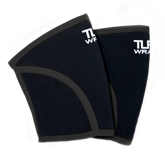 TUFF 7mm X-Training Knee Sleeves (All Black)