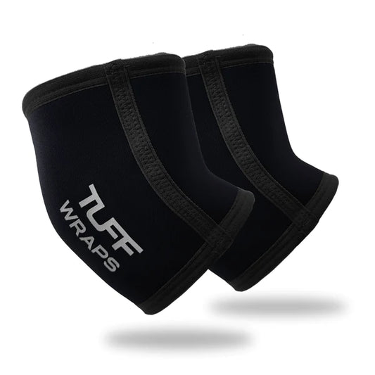 TUFF Elbow Sleeves 5mm All Black (pair)
