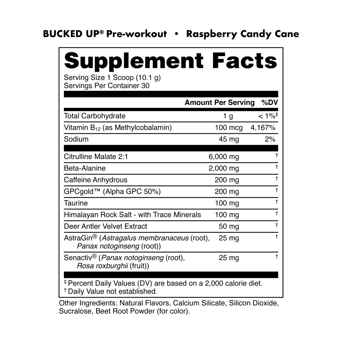 BUCKED UP CANDY CANE