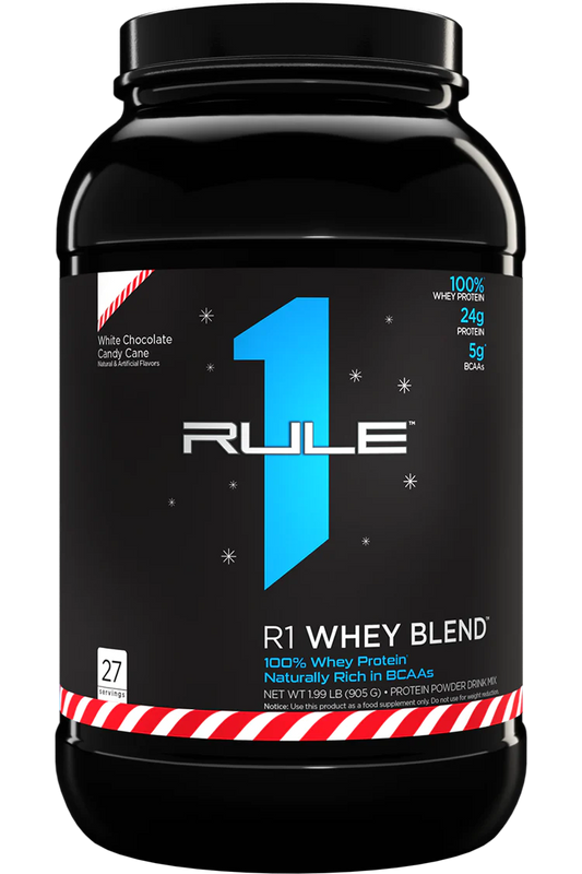 RULE 1 WHEY WHITE CHOCOLATE CANDY CANE