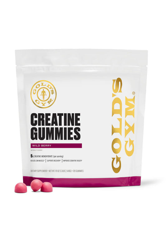 GOLD'S GYM CREATINE GUMMIES WILD BERRY