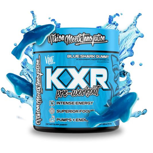 KXR PRE WORKOUT BLUE SHARK GUMMY